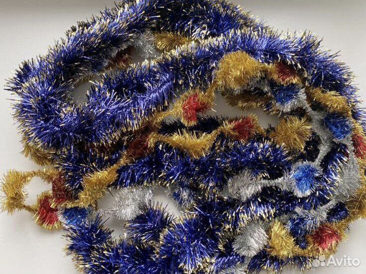 Новогодние украшения на елку пакетом