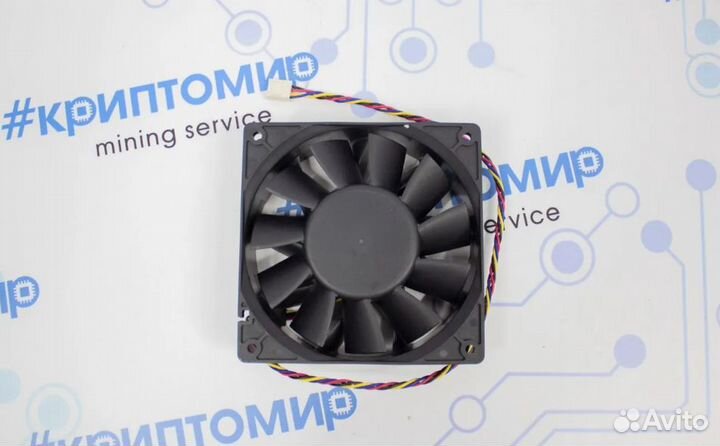 Вентилятор Delta 4.8А асика майнера S9 L3 T2 S17