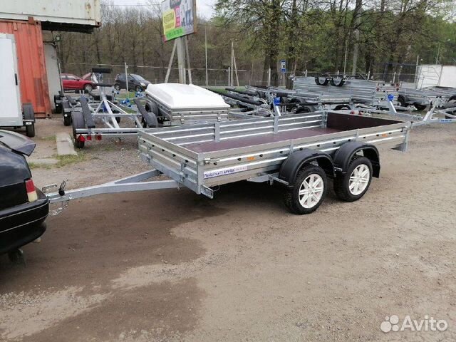 Прицеп легковой двухосный мзса 817732.022. Фаркоп