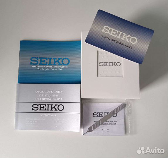Часы Seiko SSB413P1. Хронограф. Сапфир