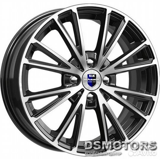 Диски Меандр 6.0/16 4x98 ET35 d58.5 алмаз чёрный