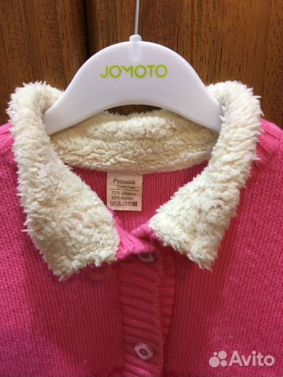 Теплая кофточка для девочки