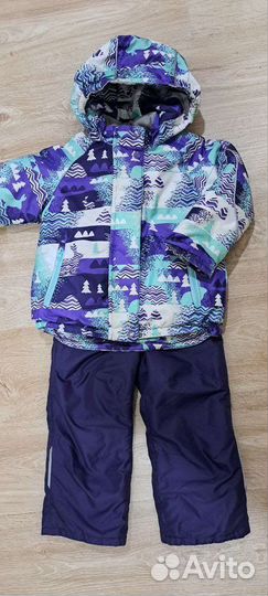 Зимний комбинезон для девочки 98