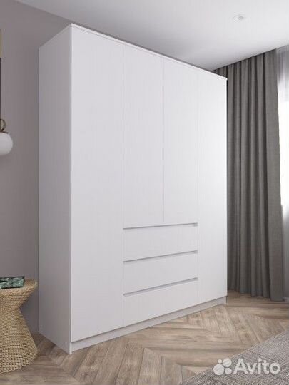 Шкаф четырехстворчатый Норд