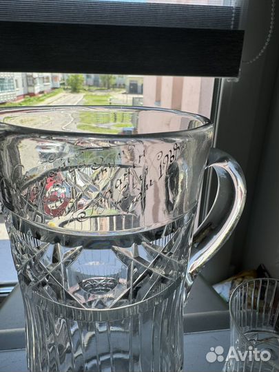 Графин СССР и стаканы