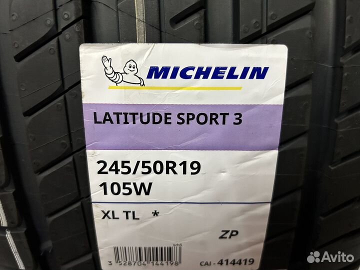 Michelin Latitude Sport 3 ZP 245/50 R19 105W