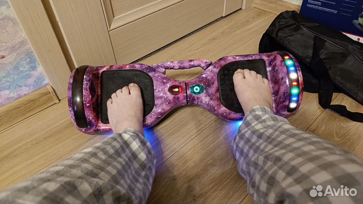 Гироскутер 10,5 GT фиолетовая галактика