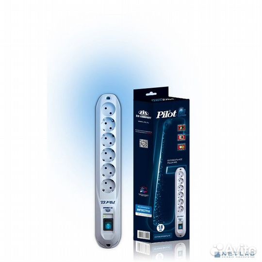 ZIS Сетевой фильтр Pilot - GL 5 евро, 1 росс. 10м