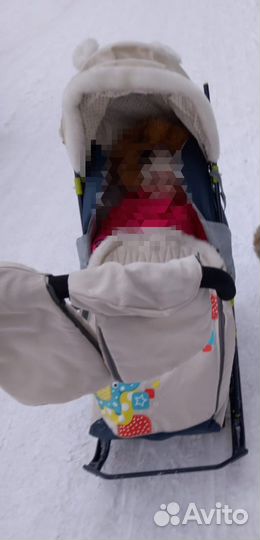 Коляска санки