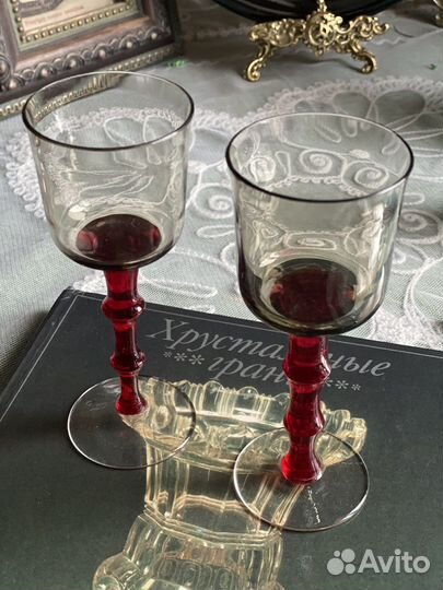 Фужеры Мещерский цветок гхз 60-х