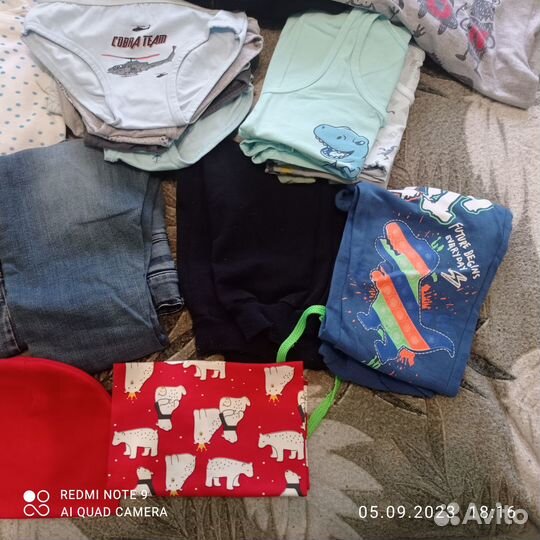 Вещи пакетом на мальчика 4-6 лет