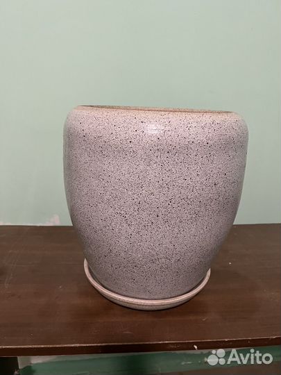 Керамический горшок большой напольный