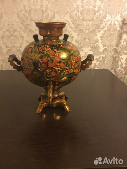 Самовар электрический расписной Хохломской СССР