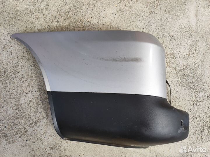 Накладка заднего бампера левая Fiat Doblo