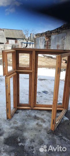 Деревянные окна новые тройное остекление