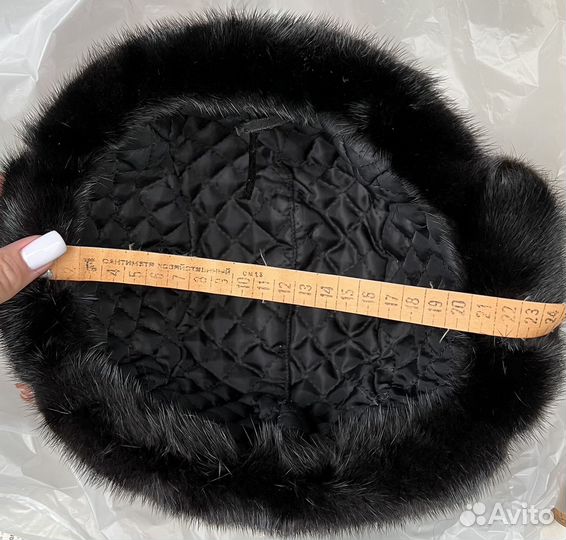 Мужская шапка ушанка из норки