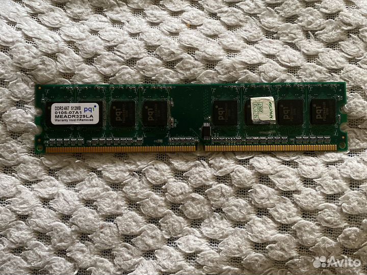 Оперативная память DDR2-667 512MB pqi
