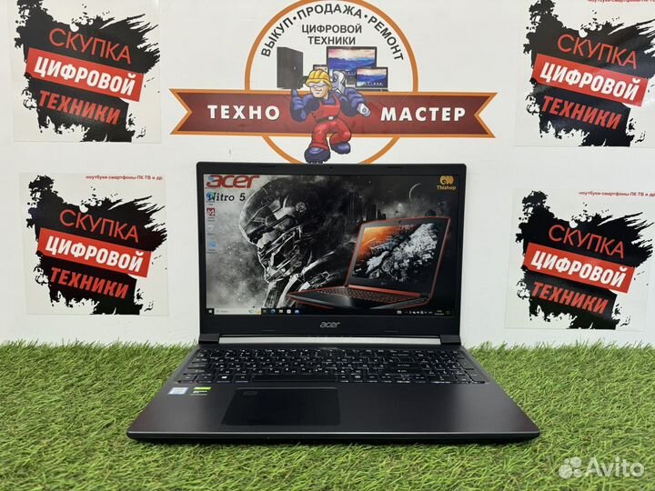 Игровой Acer FullHD i5 8 ядер GTX1650ti ssd512 8гб