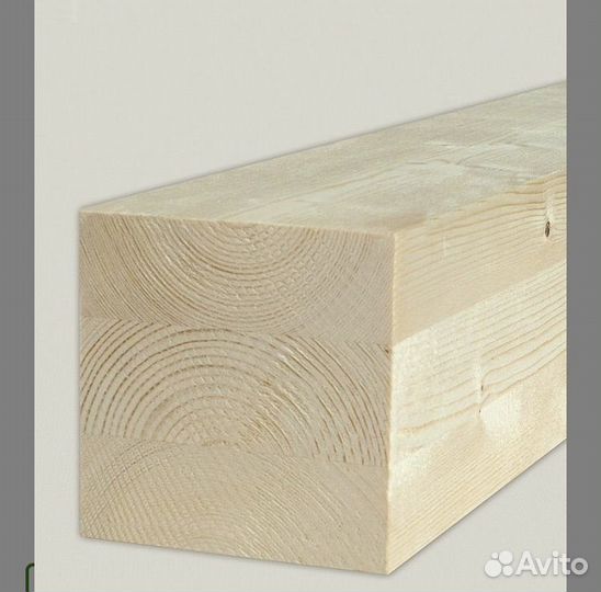Клееный брус 150х150х6000мм из лиственници