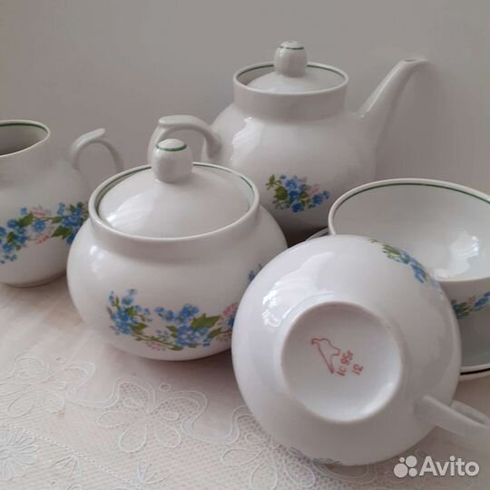Чайный сервиз на 12перс дулево СССР