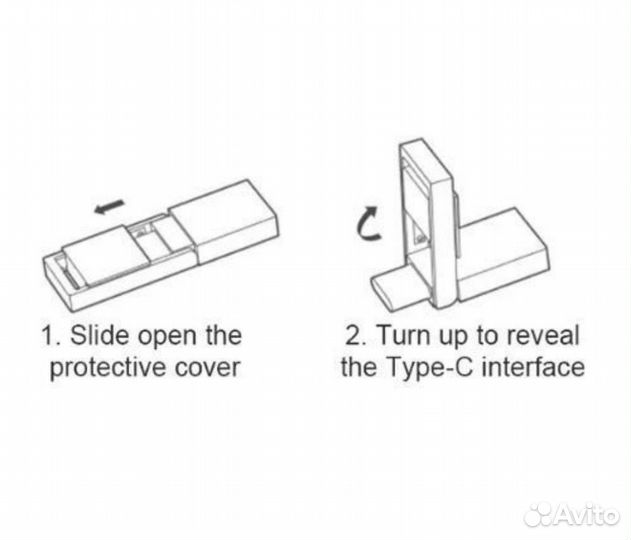 USB Флеш-накопитель Xiaomi (xmyp21YM) 64 гб Новый