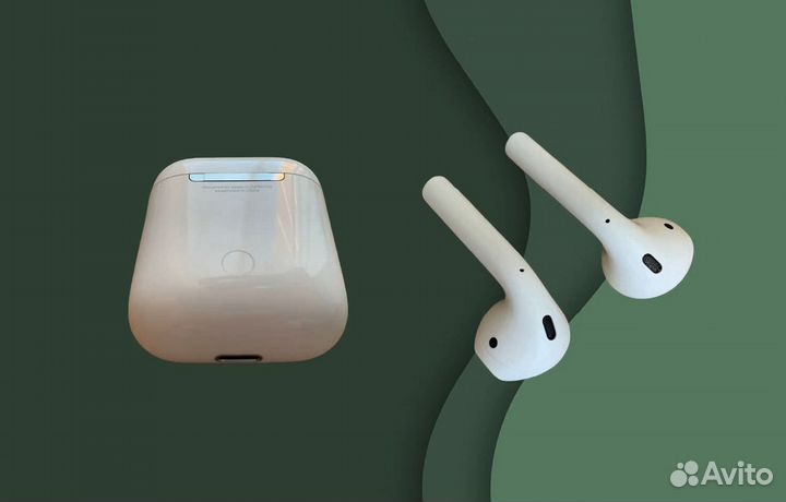 Кейс с наушниками apple airpods 1