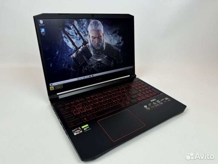 Игровой Acer Nitro 15.6 R5 4600H/16Gb/GTX1650Ti