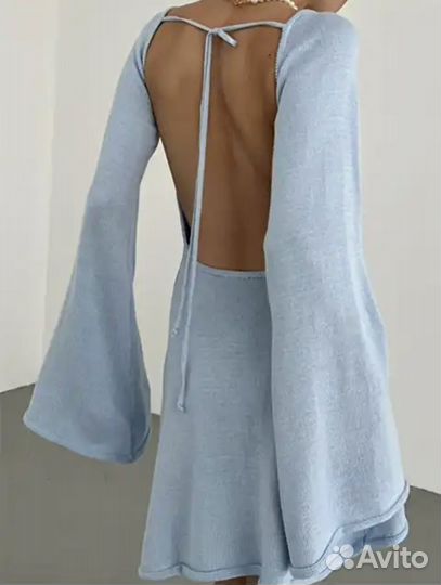 Платье летнее пляжное трикотажное