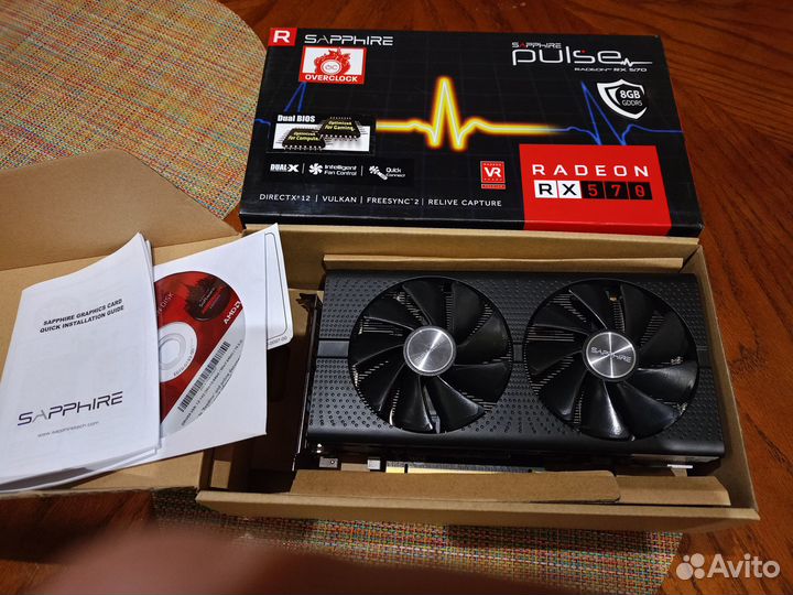 Видеокарта rx570 8gb