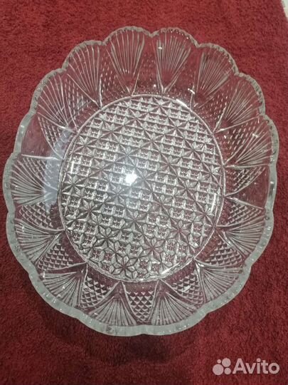 Хрустальное блюдо