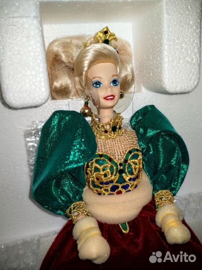 Barbie Holiday Jewel 1995 г.Фарфоровая