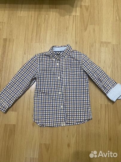Рубашка H&M 110 в одеяльном состоянии