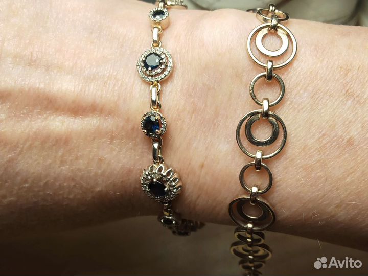 Колье белое золото, сапфиры, бриллианты