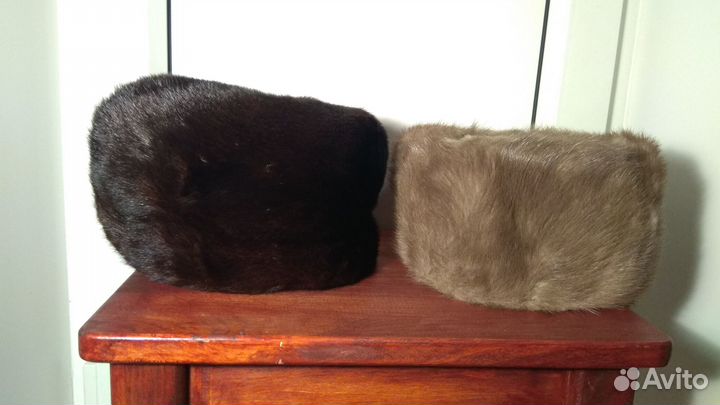 Шапка норковая женская бу