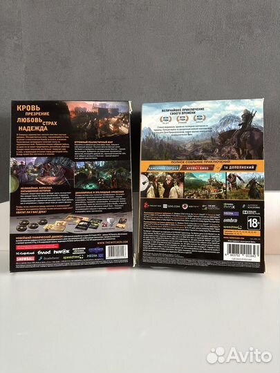 Компьютерные игры диски для пк Ведьмак