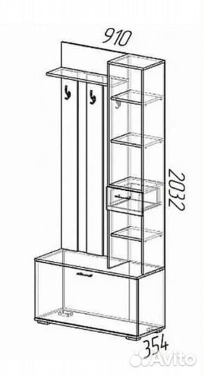 Прихожая Ника ясень шимо