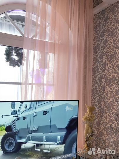 Персиковый тюль 280*250*2