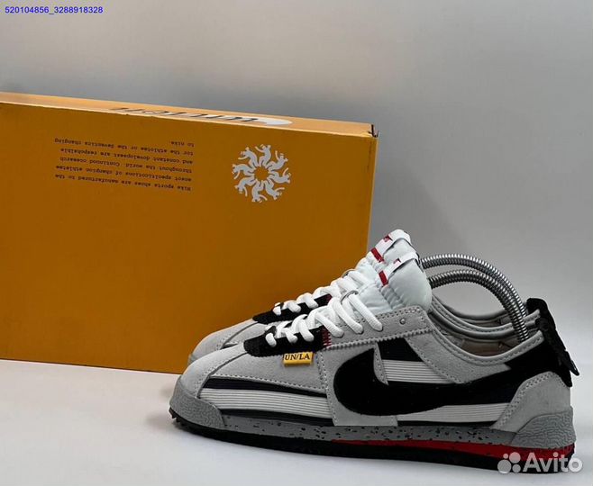 Кроссовки Nike Cortez Union Grey (Арт.31733)