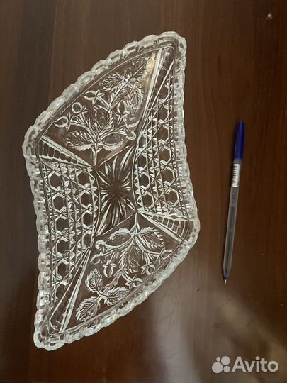 Вазочка-салатница-конфетница, хрусталь