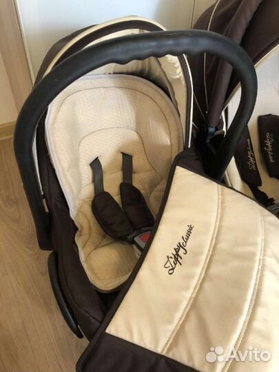 Коляска 3 в 1 Zippy экокожа