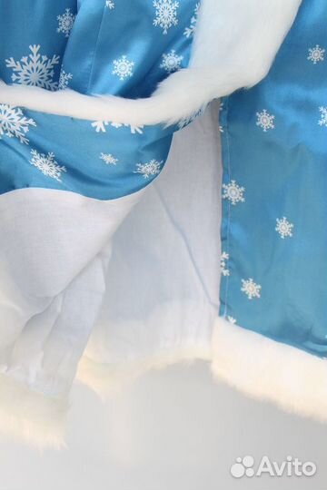 Костюм Снегурочки из атласа