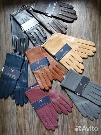 Перчатки женские натуральная кожа M&S