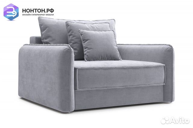 Кресло тик-так Антей серое