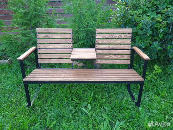 Изготовление садовых лавочек на заказ