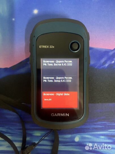 Навигатор garmin etrex 22X с картами