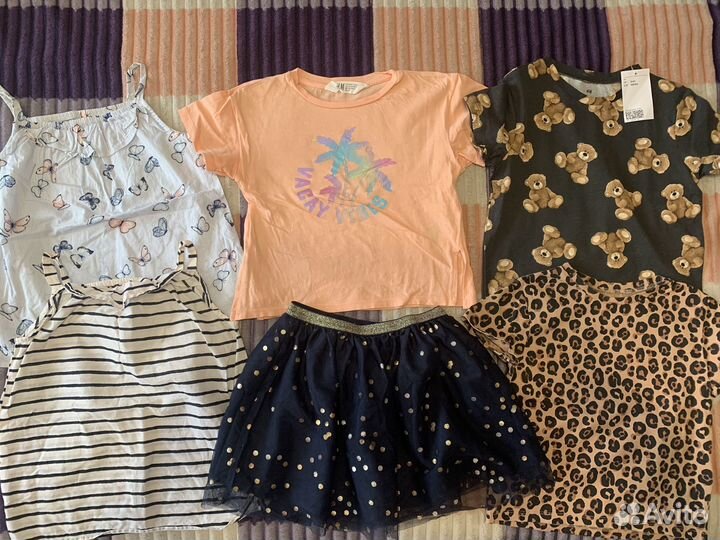 Вещи H&M для девочки 2-3-4 года пакетом