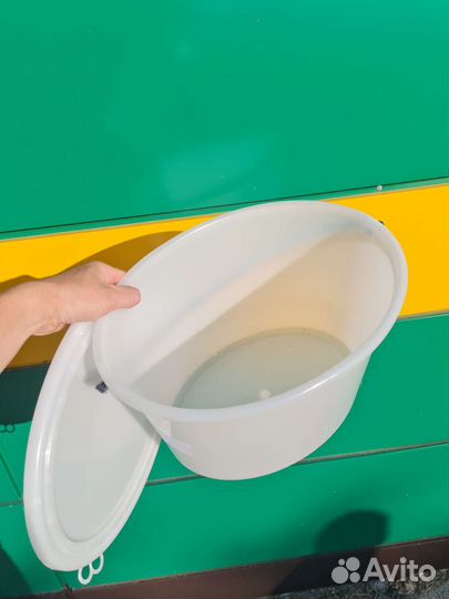 Ведра 20л пластиковые овальные с крышкой