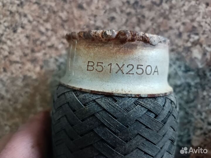 Гофра глушителя masuma 51x250 усиленная