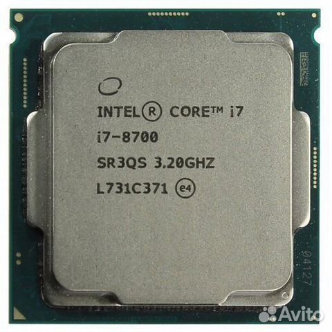 Процессор intel core i7 8700 + башня (проц. уехал)