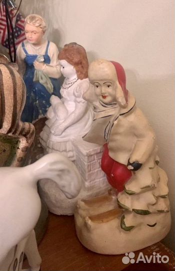 Пасхальный декор, антик- украшения стола